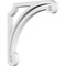 Ekena Millwork Arch Architectural Grade PVC Bracket, 5/8"W X 8"D X 8"H BKTP01X08X08AH - alternate 1